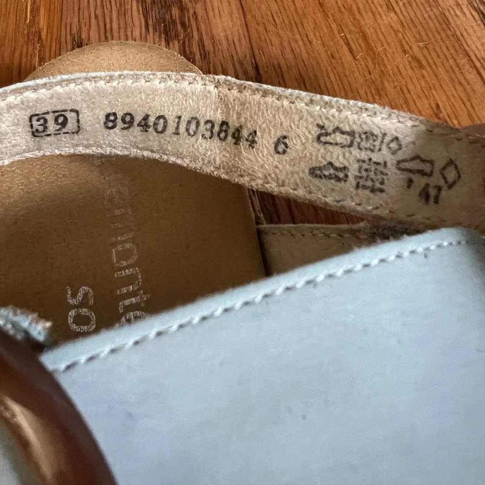 Remonte Jocelyn 53 Soft Sandals Two Tone Coastal 39 Blue Cream Leather Wedge